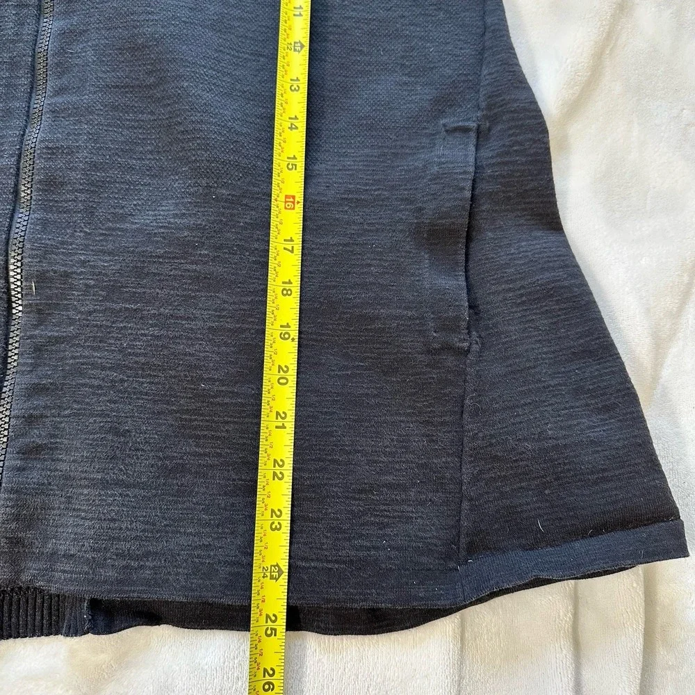 Nike Tech Knit Jacket Womens L Black Full Zip Hooded